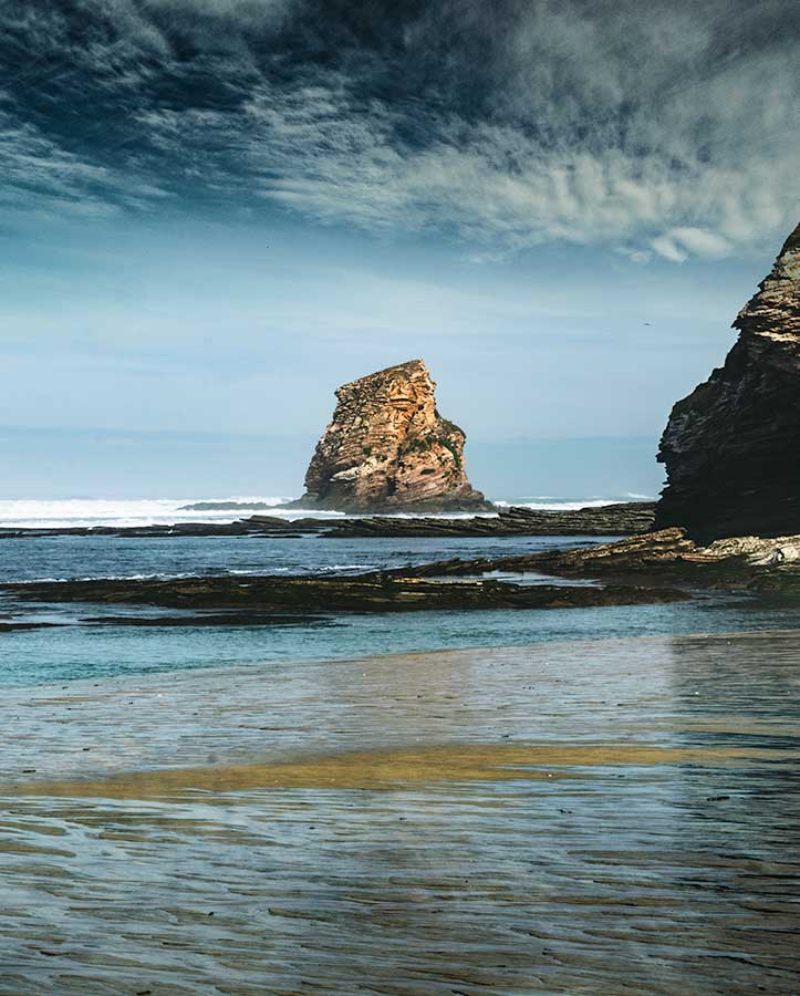 paisaje costa san sebastian donosti