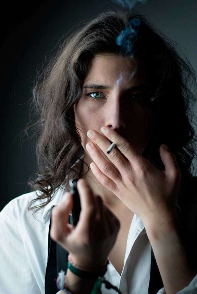 retrato femenino vintage